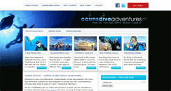 Desktop Screenshot of cairnsdiveadventures.com.au